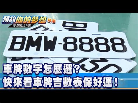 車牌英文好壞|車牌英文吉凶全面分析